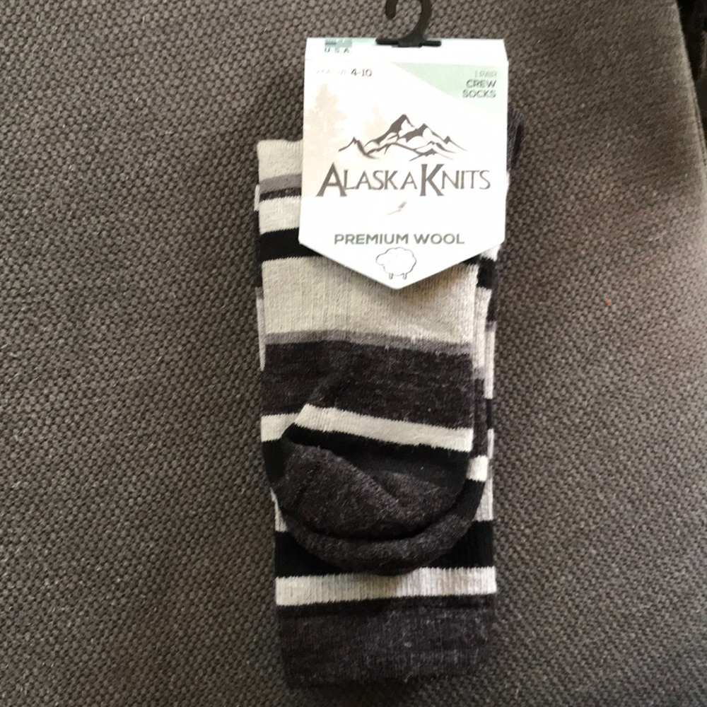 Alaska knit wool socks
